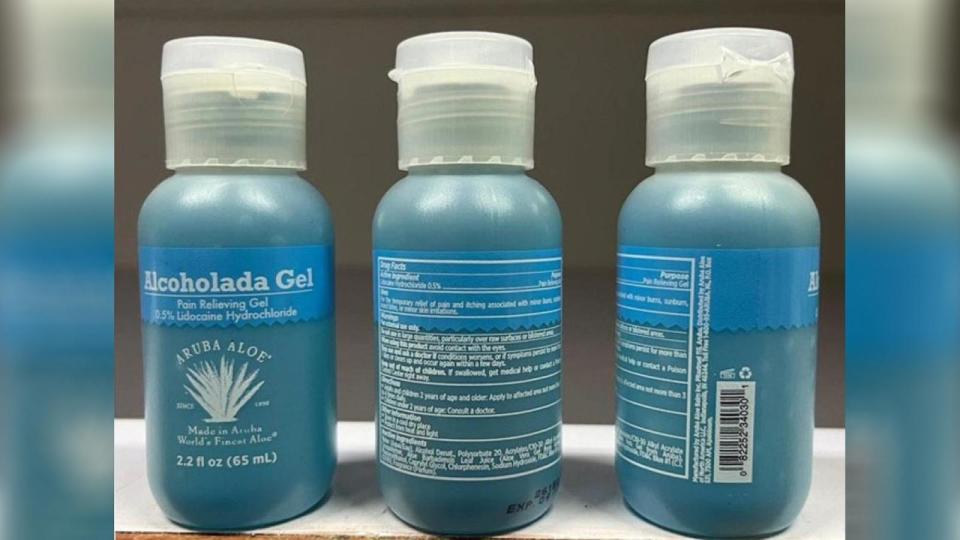 PHOTO: Aruba Aloe Balm N.V. has issued a voluntary nationwide recall of Aruba Aloe Hand Sanitizer Gel Alcohol 80% and Aruba Aloe Alcoholada Gel due to presence of methanol. (FDA)