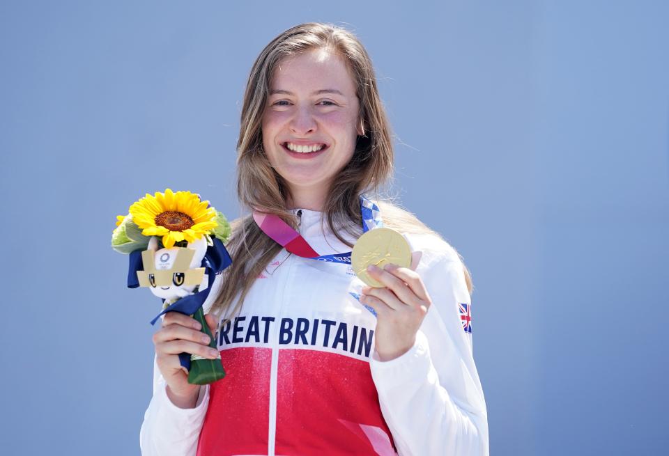 Charlotte Worthington with her gold medal (Mike Egerton/PA) (PA Wire)