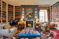 <p>Current owner, Lady Patricia Boyd says: “I do like bright, warm colours. The library is probably my favourite room in the house. It’s very adaptable.” </p>