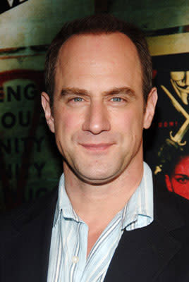 Christopher Meloni at the New York premiere of Warner Bros. Pictures' V for Vendetta