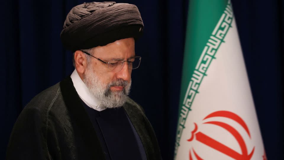 Iranian President Ebrahim Raisi has said that Tehran is not looking for war but would respond forcefully to any country that threatens it. - Shannon Stapleton/Reuters/FILE