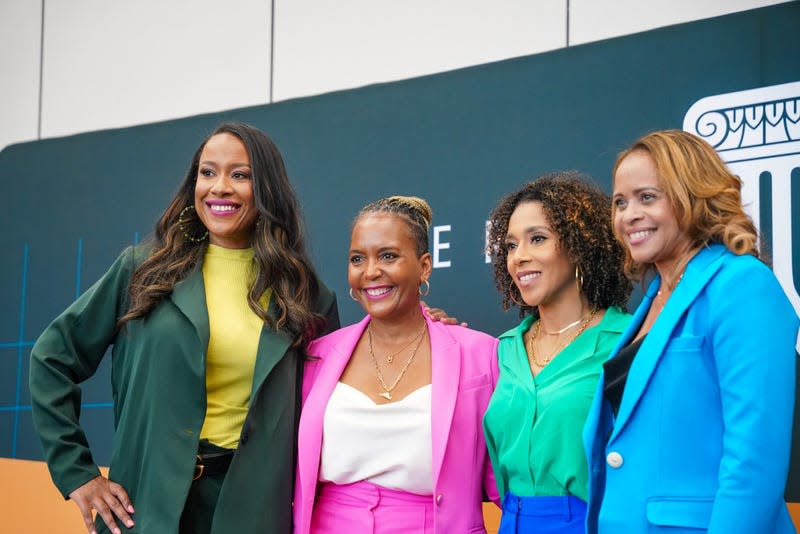 Pictured: Host Reecie Colbert, Keisha Lance Bottoms, former ATL mayor, Crown Act Movement co-creator Orlena Nwokah and Google’s Global Chief DEI officer Melonie Parker