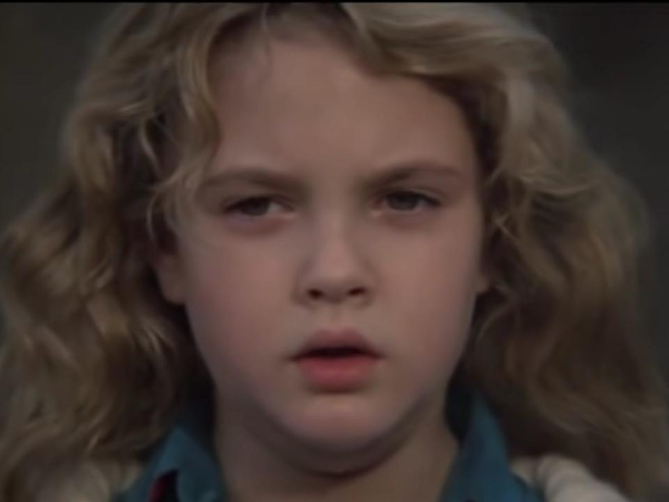 Drew Barrymore in "Firestarter" (1984).