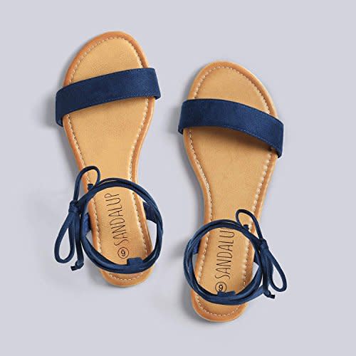 Sandalup Tie Up Ankle Strap Sandal (Amazon / Amazon)