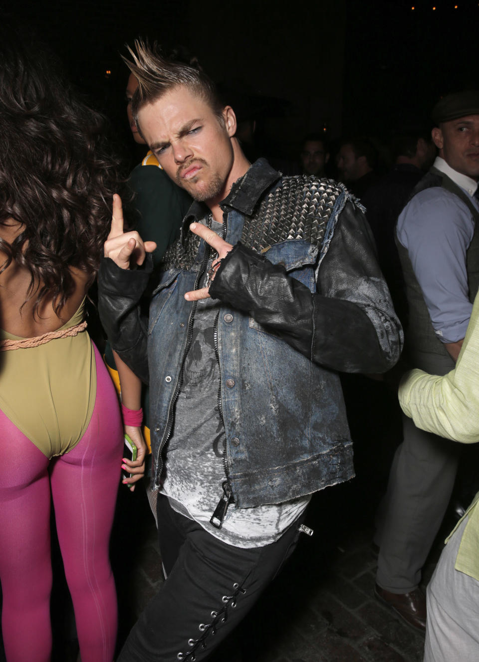 Derek Hough attends Treats! Magazine's 3rd Annual Trick or Treats! Halloween Party presented by Jose Cuervo on Thursday, Oct. 31, 2013 in Los Angeles. (Photo by Todd Williamson/Invision for Jose Cuervo/AP Images)