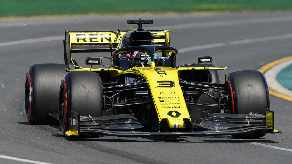 Daniel Ricciardo in action. (Photo by Morgan Hancock/NurPhoto via Getty Images)