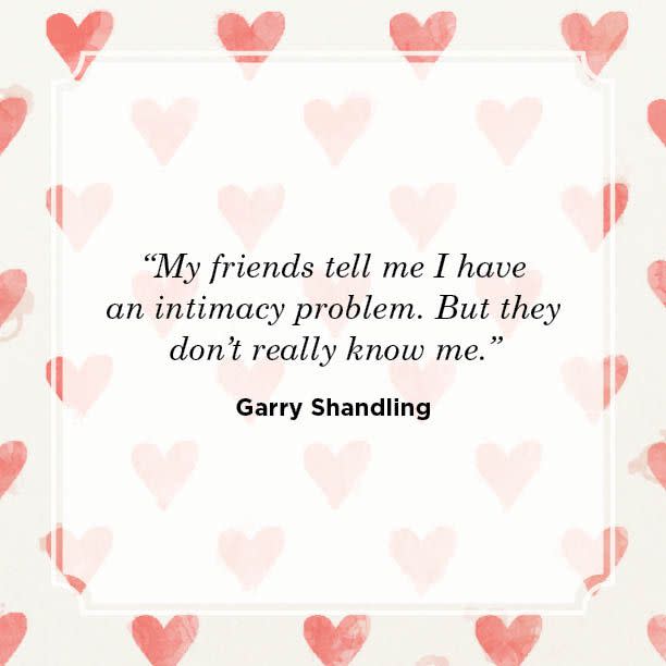 <p>"My friends tell me I have an intimacy problem. But they don't really know me."</p>