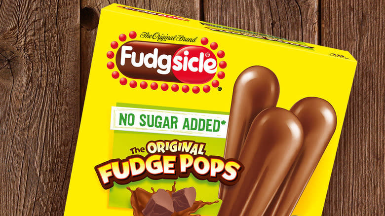 The original Fudge Pops Fudgsicle