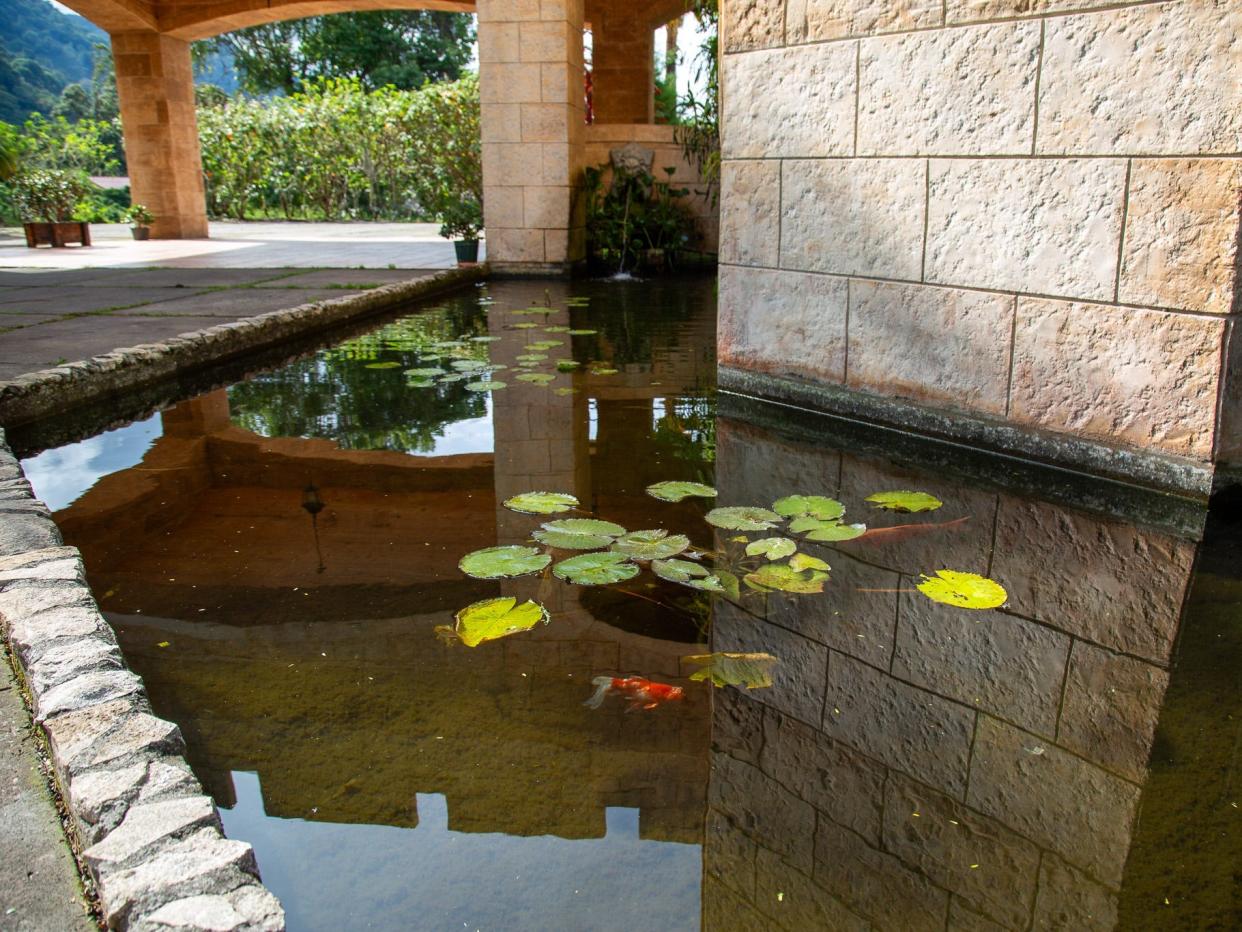 Bambuda Castle's moat.