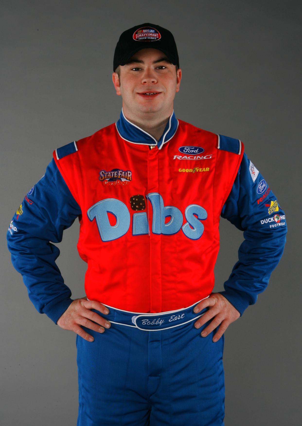 Bobby East poses for a photo during the NASCAR Craftsman Truck Series media day at Daytona International Speedway in 2006. (Rusty Jarrett / Getty Images)
