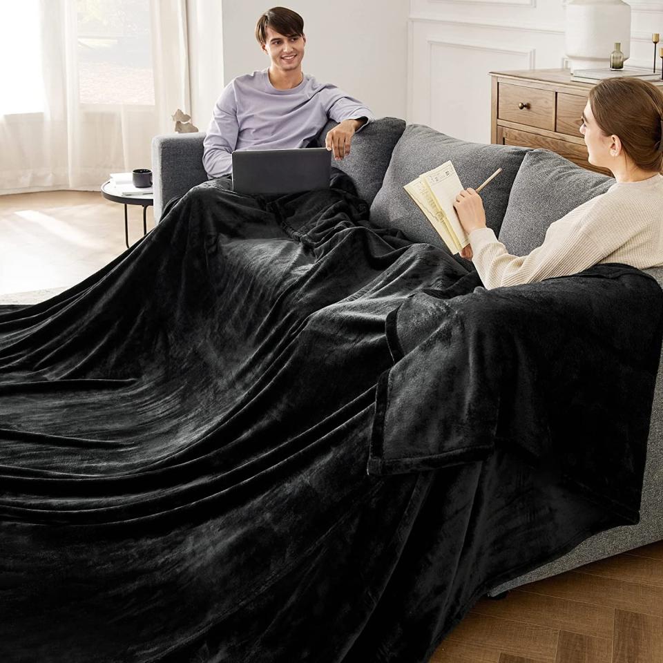 BEDSURE Fleece Blanket Oversized Blanket