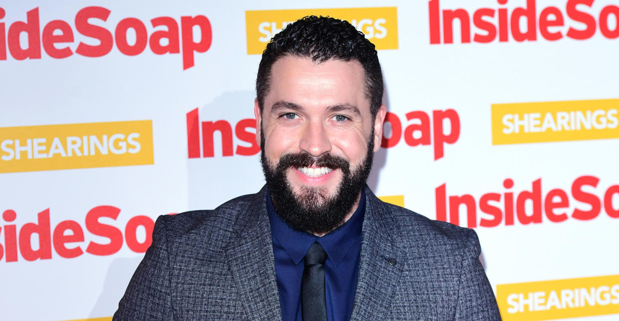 Shayne Ward took home the Best Soap Exit Award. (PA Images)
