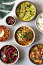 <p> Authentic flavours of Sri Lanka run wild in meat and vegan feasting boxes from Soho’s Kolamba. A simple reheating will draw out the flavours of island classics classics like ceylon chicken curry, dhal, green bean and coconut curry and fiery Pol Sambols for two. </p><p>Price: From £36 </p><p>Available nationwide</p><p>Order <a class="link " href="https://kolambahome.co.uk/collections" rel="nofollow noopener" target="_blank" data-ylk="slk:here;elm:context_link;itc:0;sec:content-canvas">here</a> </p>