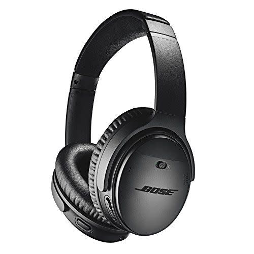 <p><strong>Bose </strong></p><p>amazon.com</p><p><strong>$249.00</strong></p><p><a href="https://www.amazon.com/dp/B0756CYWWD?tag=syn-yahoo-20&ascsubtag=%5Bartid%7C10063.g.37131871%5Bsrc%7Cyahoo-us" rel="nofollow noopener" target="_blank" data-ylk="slk:Shop Now;elm:context_link;itc:0;sec:content-canvas" class="link ">Shop Now</a></p><p>Get your studying done in peace by investing in <a href="https://www.bestproducts.com/tech/electronics/a14532098/reviews-best-wireless-headphones-at-every-price/" rel="nofollow noopener" target="_blank" data-ylk="slk:this top-rated set;elm:context_link;itc:0;sec:content-canvas" class="link ">this top-rated set</a> of noise-canceling headphones from Bose. Users tout their effectiveness at reducing atmospheric noise and the impressive 20-hour battery life.</p>