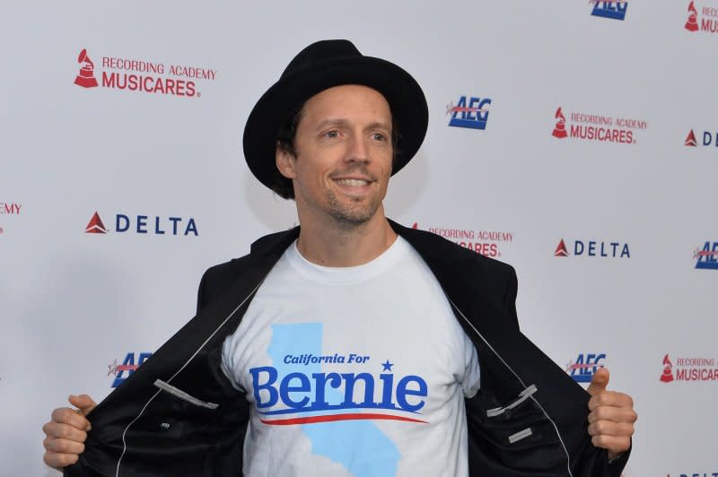 Jason Mraz attends the MusiCares Person of the Year gala in 2020. File Photo by Jim Ruymen/UPI