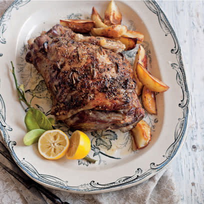 Roast lemon lamb