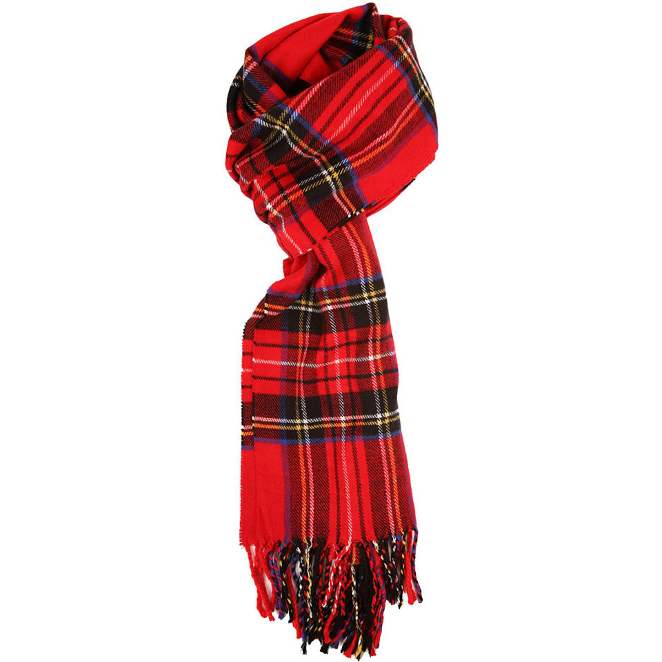 Love Lakeside Cashmere Feel Plaid Scarf