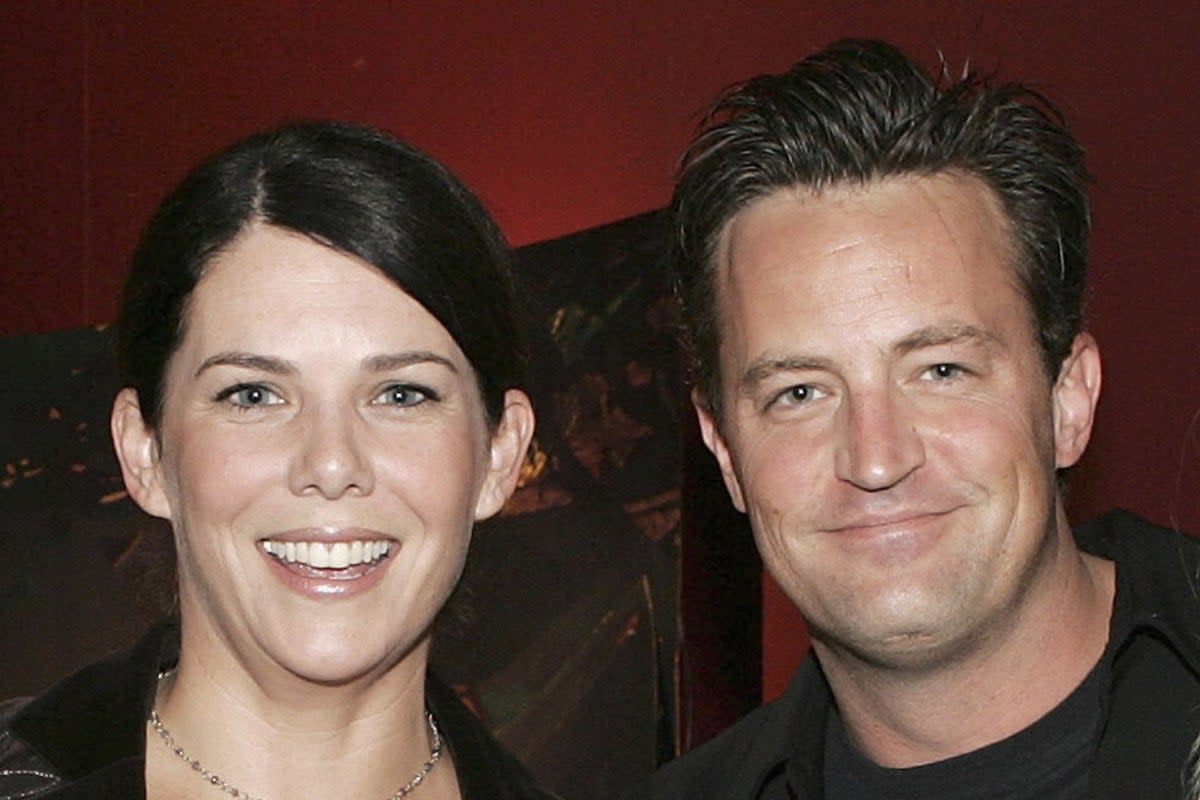 Matthew Perry’s rumoured ex Lauren Graham (left) has revealed the touching gift he gifted her before his death (Getty)