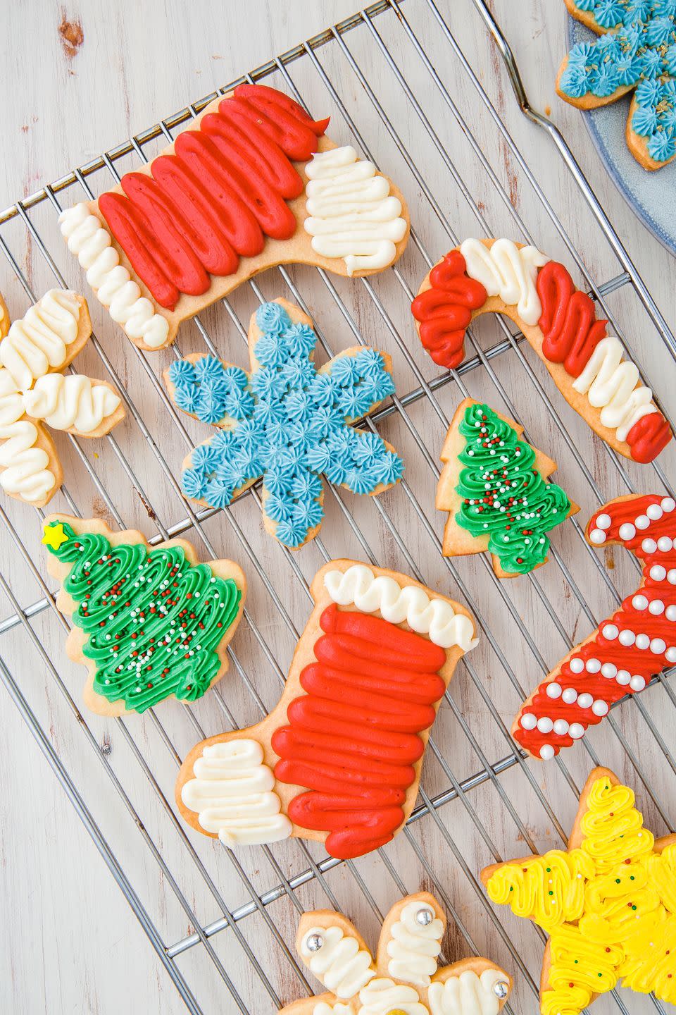 <p>This sugar cookie recipe is the only one you need. It embodies both form and function: Not only does it taste fantastically buttery with just the right amount of sweetness, it also holds its shape, is perfect for decorating, and will get you sharp, clean edges every time after baking.</p><p>Get the <strong><a href="https://www.delish.com/cooking/recipe-ideas/recipes/a50502/basic-sugar-cookies-recipe/" rel="nofollow noopener" target="_blank" data-ylk="slk:Perfect Sugar Cookies recipe;elm:context_link;itc:0;sec:content-canvas" class="link ">Perfect Sugar Cookies recipe</a>.</strong></p>