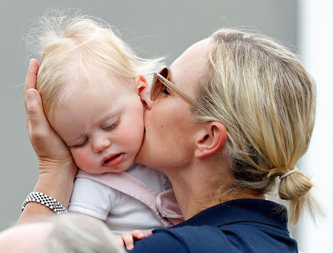 zara tindall kissing lena