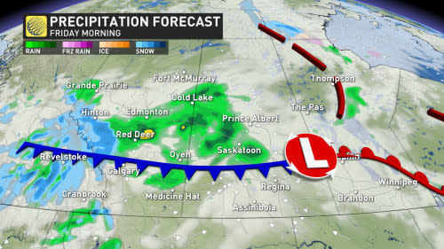 Baron - Prairies Friday am precip