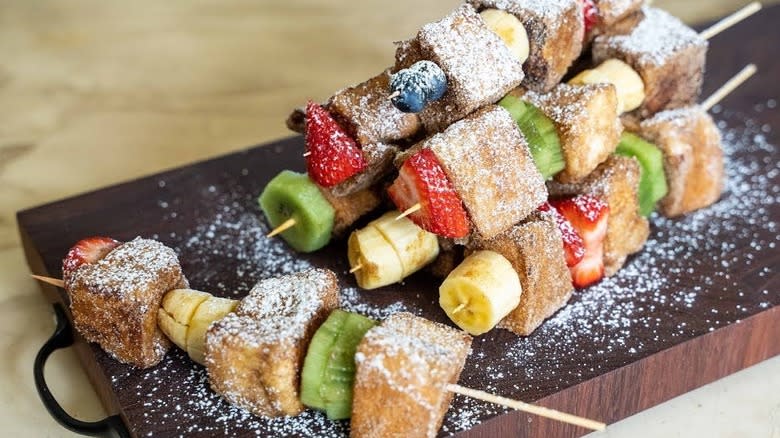 French toast on a stick