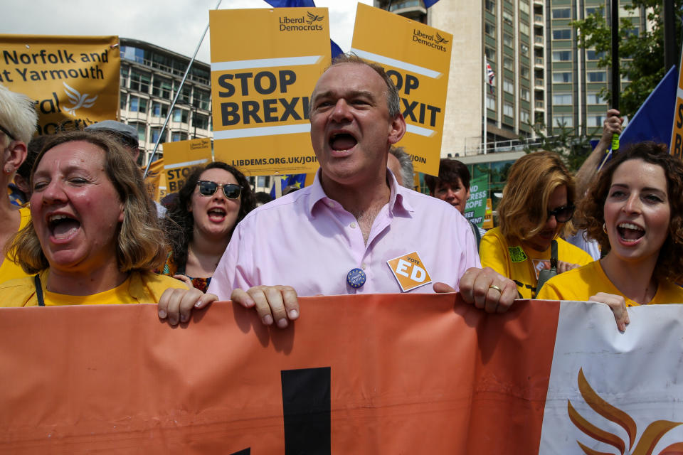 �No to Boris. Yes to Europe� march in central London, UK - 20 Jul 2019