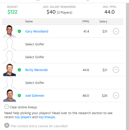 yahoo daily fantasy lineup