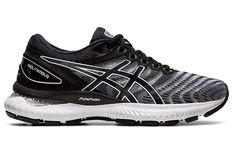 asics, sneakers, gel nimbus, black white