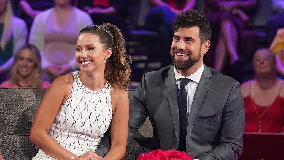 <p>Nearly three months after <a href="https://people.com/tv/katie-thurston-gets-engaged-to-blake-moynes-bachelorette-finale/" rel="nofollow noopener" target="_blank" data-ylk="slk:getting engaged on the finale;elm:context_link;itc:0;sec:content-canvas" class="link ">getting engaged on the finale</a> of <em>The Bachelorette</em>, Thurston and Moynes have called it quits. </p> <p>"It is with mutual love and respect that we have decided to go our separate ways," Thurston announced alongside a photo of the pair on Oct. 25. "We are so grateful for the moments we shared together and the entire journey that has unfolded this year, but we ultimately have concluded that we are not compatible as life partners, and it is the most caring choice for both of us to move forward independently."</p> <p>Moynes <a href="https://www.instagram.com/p/CVd47c1FB34/" rel="nofollow noopener" target="_blank" data-ylk="slk:shared the same statement;elm:context_link;itc:0;sec:content-canvas" class="link ">shared the same statement</a> on his own Instagram account.</p> <p>Thurston previously spoke out about the difficulties of <a href="https://people.com/tv/katie-thurston-on-long-distance-engagement-woes-with-blake-moynes/" rel="nofollow noopener" target="_blank" data-ylk="slk:navigating their long-distance relationship;elm:context_link;itc:0;sec:content-canvas" class="link ">navigating their long-distance relationship</a>, while she lives in Washington state and Moynes is based in Canada. </p>