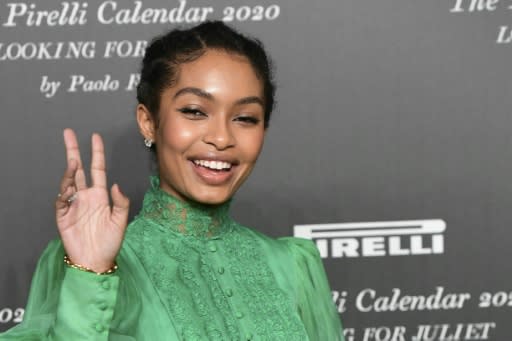 The Pirelli calendar has shaken off its reputation for highly sexualised images and striven for more diversity. Here, US actress Yara Shahidi attends the presentation