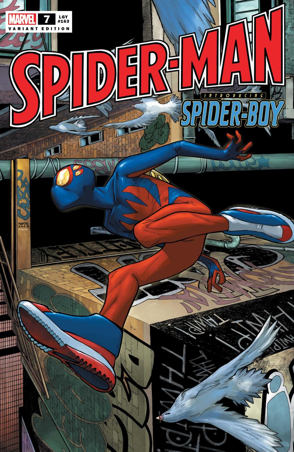 Spider-Man #7 cover art featuring Spider-Boy