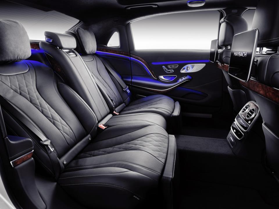 The rear seats of the new sedan offer more legroom than any previous model.