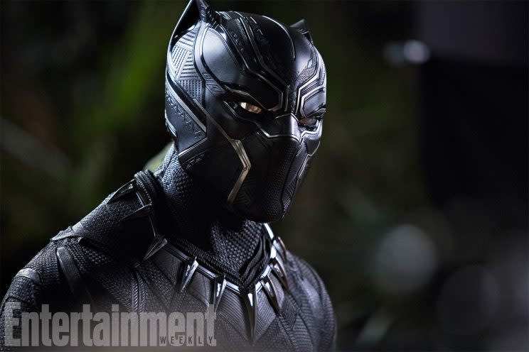Chadwick Boseman as Black Panther - Credit: EW/Marvel