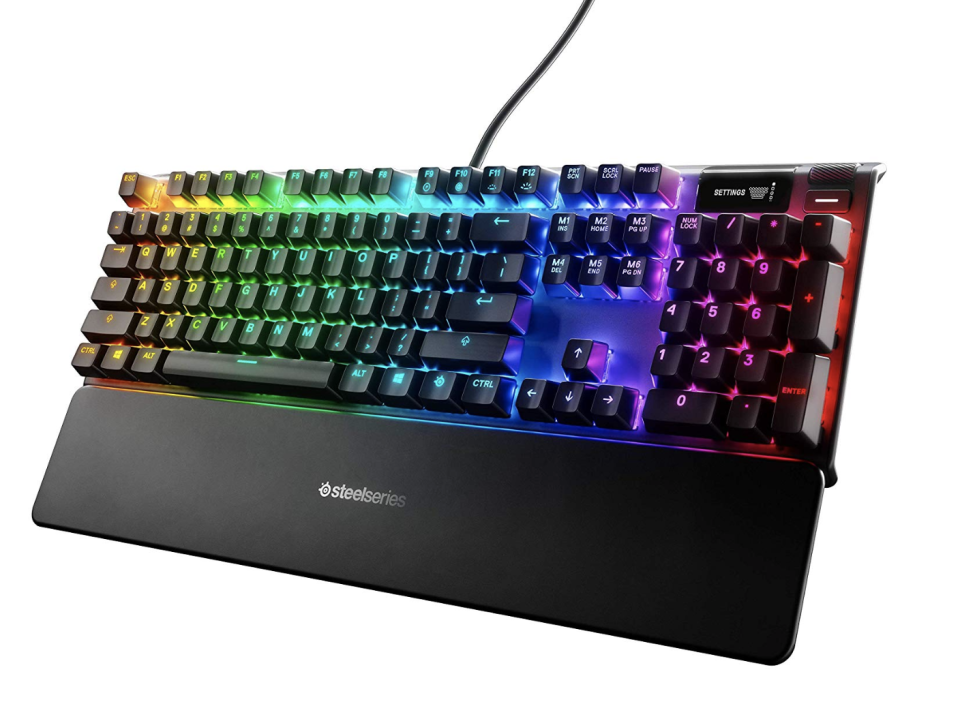 SteelSeries Apex RGB Mechanical Gaming Keyboard, best PC gaming accessories