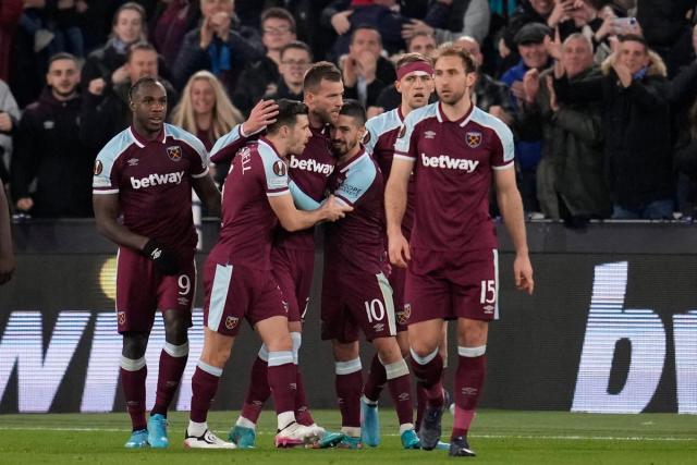 West Ham 1-1 Lyon: Ten-man Hammers hold French side to first-leg home draw  in Europa League quarter-final, Football News