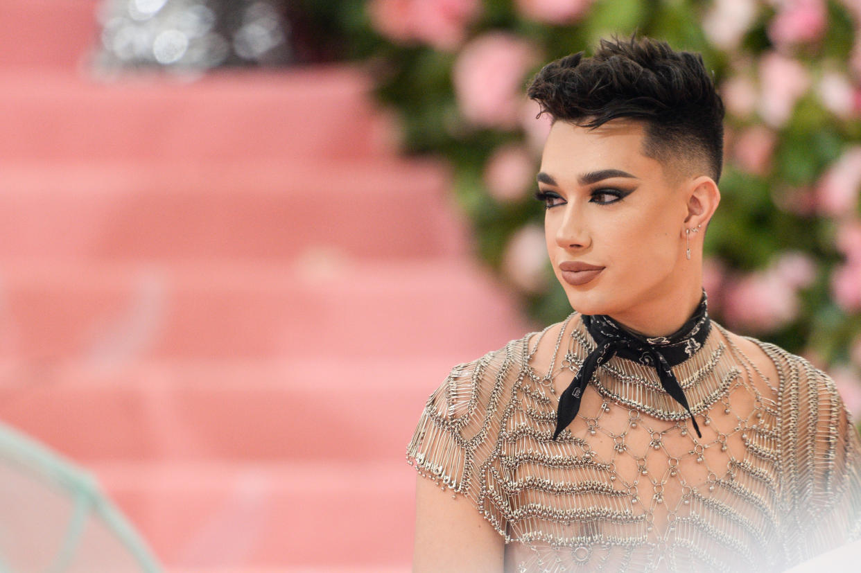 The Twitter account of makeup artist James Charles was reportedly hacked by a mysterious group. (Photo by Ray Tamarra/GC Images)