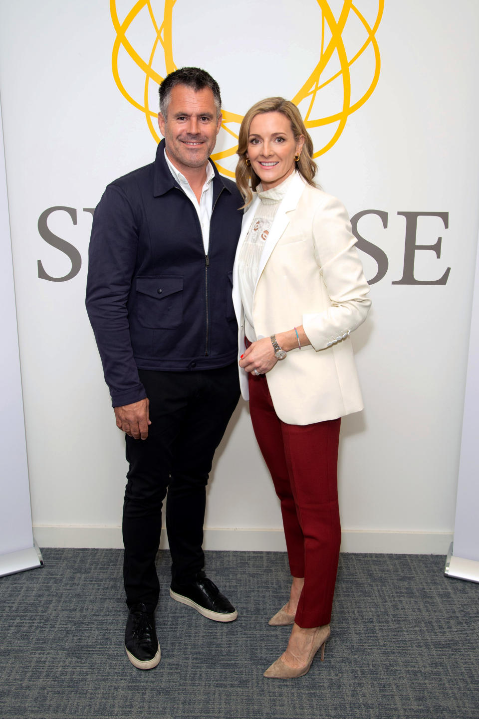 Kenny and Gabby Logan. (Getty Images)