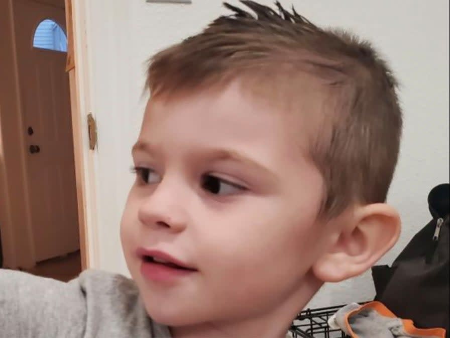 Kache Wallis, 4, was found dead in his Utah home after he asphyxiated in his toy box.  (GoFundMe )