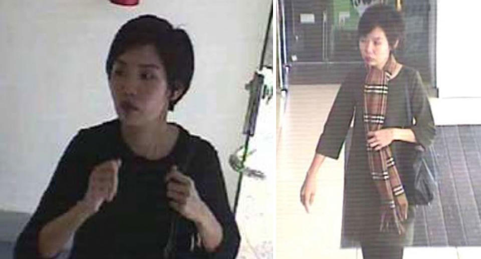 Police have released images of a woman they want to speak to in connection with an ID scam across Melbourne. Source: Victoria Police