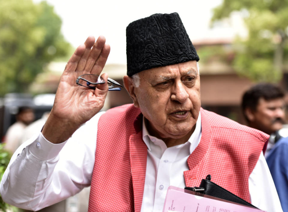 "Modi orchestrated Pulwama attack to win elections." - The former J&K CM alleged that PM Modi got Indian soldiers killed in an encounter in Pulwama.