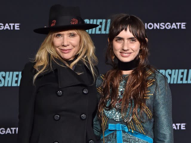 <p>Axelle/Bauer-Griffin/FilmMagic</p> Rosanna Arquette and daughter Zoe Sidel in Westwood, California, on Dec. 10, 2019