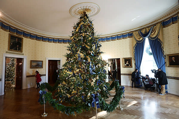 Melania Trump Navidad casa Blanca