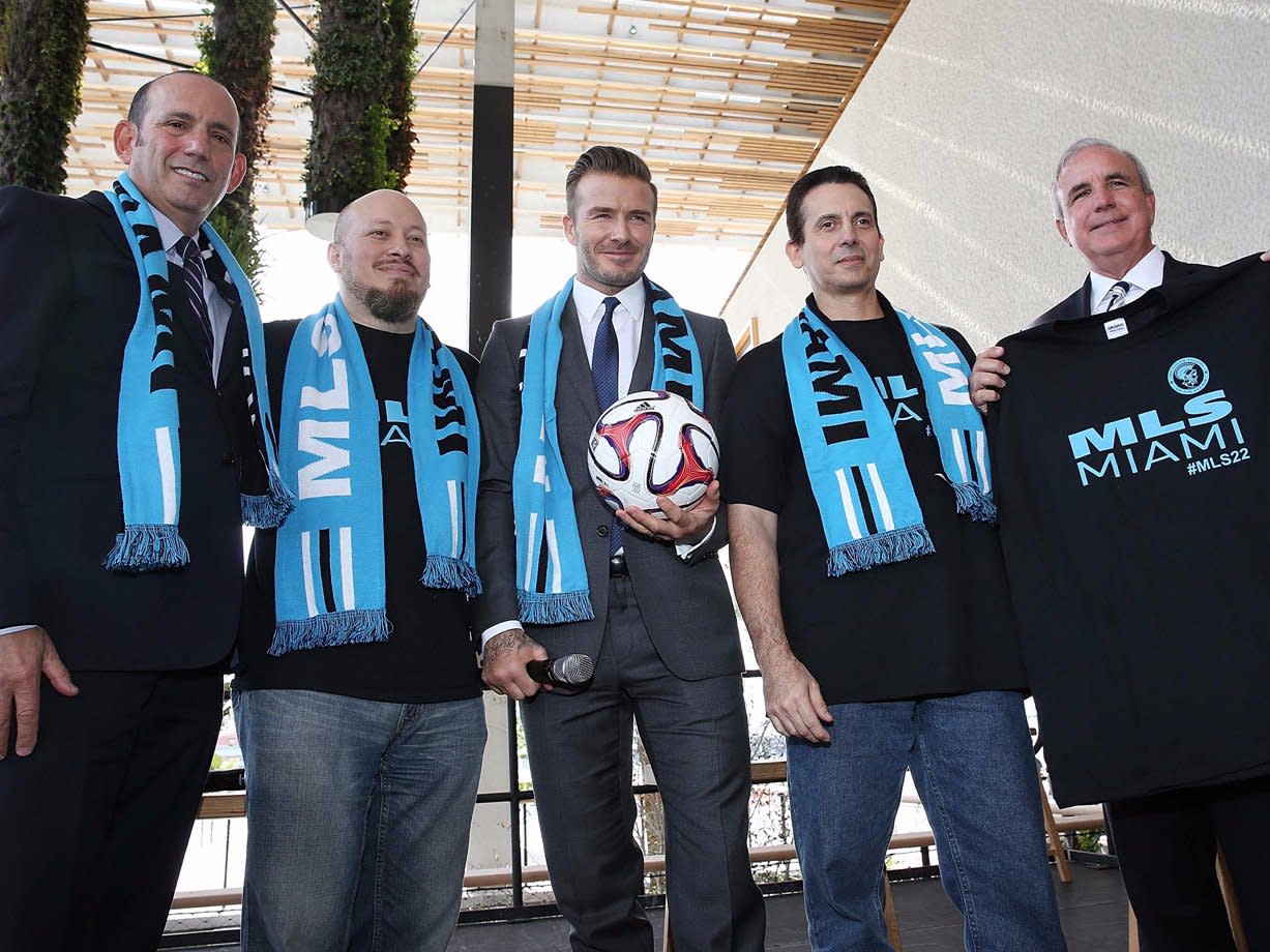 David Beckham Miami MLS soccer