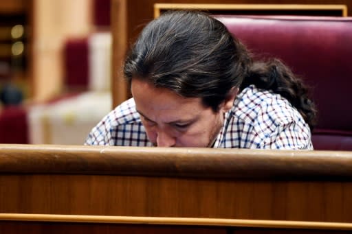 Far-left Podemos party leader Pablo Iglesias was accused of wanting to control the government