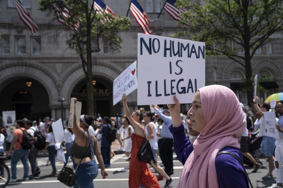 Glamour.com rounded up some of the most powerful signs from the Families Belong Together marches on Saturday.