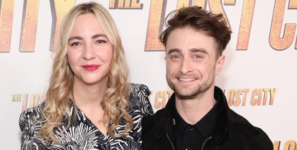 erin darke, daniel radcliffe both smiling