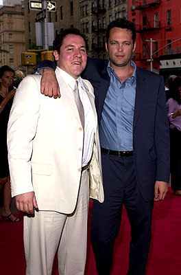 Jon Favreau and Vince Vaughn at the New York premiere of Artisan's Made