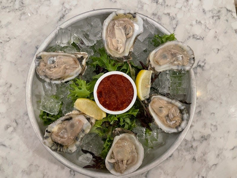 Oysters from The Robinson Ale House, with locations in Long Branch, Red Bank and Asbury Park.