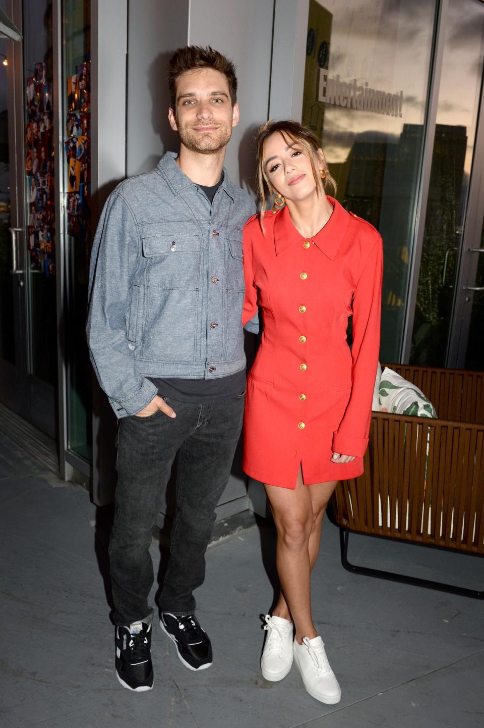 Jeff Ward and Chloe Bennet